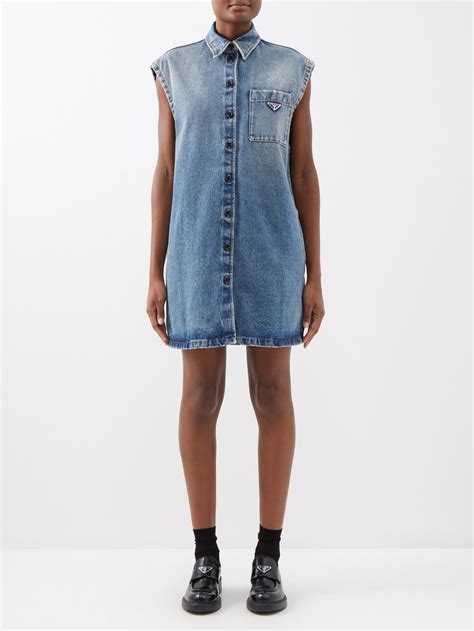 prada denim dress dupe|prada nylon dress.